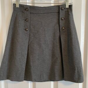 Banana republic flare, grey skirt, size 0